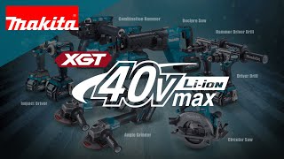 Makita Liion 40V max series quotXGTquot [upl. by Islean106]