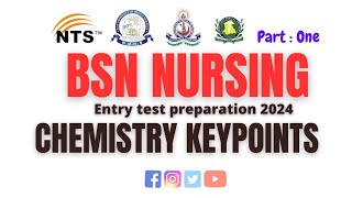 Chemistry Important Oneliners  Bsn nursing entry test preparation  Dpt preparation  Pharm D [upl. by Swainson]