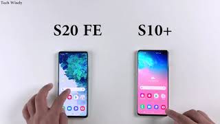 SAMSUNG S20 FE vs S10 Speed Test amp Size Comparison [upl. by Anaic]