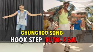 Hrithik Roshan  Ghungroo Song  WAR  Signature Step Tutorial  Nishant Nair [upl. by Imelida475]