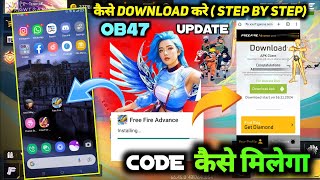 HOW TO DOWNLOAD OB47 KA ADVANCE SERVER UPDATE FREE FIRE KAISE KAREN THIS REGION IS NOT OPEN PROBLEM [upl. by Remat]