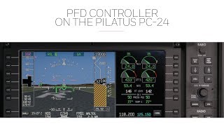 PFD Controller on the Pilatus PC24  Honeywell Aerospace [upl. by Gerge703]