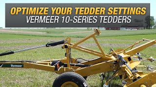 How to optimize settings on a Vermeer 10series TE tedder [upl. by Finer]