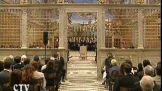 Cappella Sistina  Discorso di Domenico Bartolucci [upl. by Lourdes]