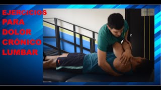 5 ejercicios para dolor lumbar crónico [upl. by Leslee520]