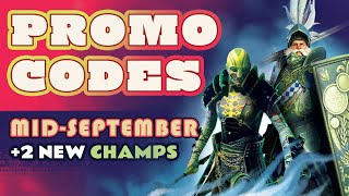 🍂🚨 Top September Promo Codes 🚨🍂 Unlock 3 Legendary Champions with Raid Shadow Legends Promo Codes [upl. by Niawat830]