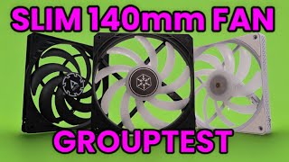 Whats the BEST SLIM 140mm PC Fan ARCTIC vs SilverStone Vs Jonsbo [upl. by Lorre]