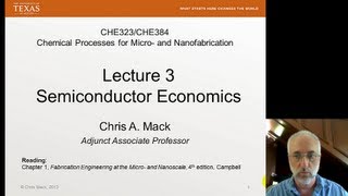 Lecture 3 CHE 323 Semiconductor Economics [upl. by Maire]