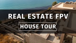 Luxury FPV Drone House Tour Stunning Beachfront Villa in Baja California Sur [upl. by Basilius692]