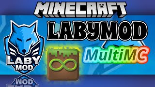 LabyMod 3 MultiMC Install  Minecraft Forge Mods and Optifine  PvP Modpack  FPS Boost [upl. by Dry110]