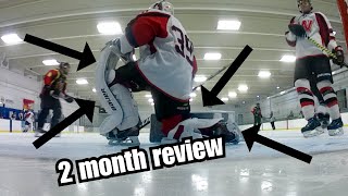 Bauer GSX Goalie Pad  2 Month Review [upl. by Auof390]