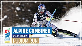 Alexis Pinturault  Silver  Men’s Alpine Combined  2021 FIS World Alpine Ski Championships [upl. by Hecklau]