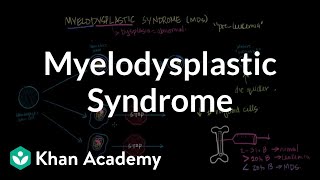 Myelodysplastic syndrome  Hematologic System Diseases  NCLEXRN  Khan Academy [upl. by Noemad]