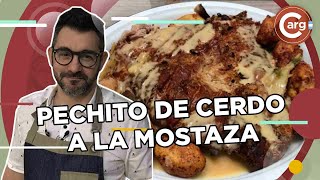 PECHITO DE CERDO A LA MOSTAZA CON HINOJOS [upl. by Adirehs217]