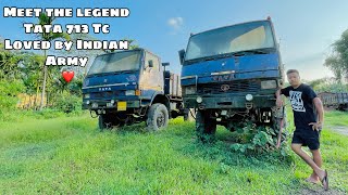 This truck is loved by Indian Army Tata 713 4x4 TC the living legend  Best for on road and offroad [upl. by Korenblat]