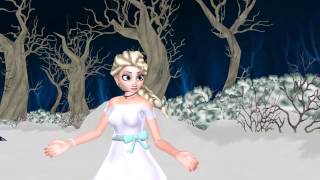 MMD Elsa  Let it go with Mikus TDA Dress on [upl. by Timi]