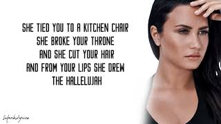 Demi Lovato  Hallelujah Lyrics [upl. by Ioj]