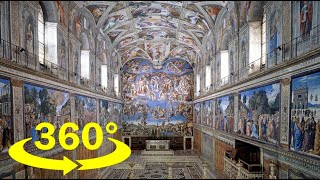 Sistine Chapel 360° 4K [upl. by Gustafsson341]