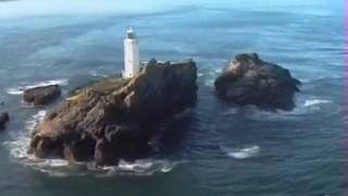 Lighthouses of England Godrevy Lighthouse Cornwall mid 90s [upl. by Aimerej]