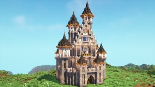 Minecraft  How to build a Medieval Castle Base  Minecraft Tutorial [upl. by Aeynod286]