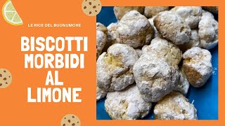 BISCOTTI MORBIDI AL LIMONE [upl. by Araccat]