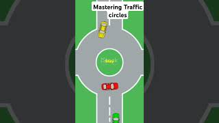 Mastering RoundaboutsTraffic circle Drive like a Pro roadsafety roadrisks safedriving [upl. by Akirderf]