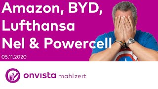 Mahlzeit Live Amazon BYD Lufthansa amp die Zahlen von Nel sowie PowerCell überzeugen nicht richtig [upl. by Ahsiakal]