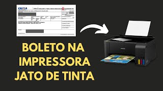 COMO IMPRIMIR BOLETO NA SUA IMPRESSORA DE FORMA SIMPLES [upl. by Ailices693]