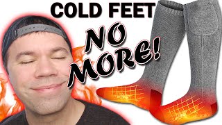 Do Heated Socks REALLY Work Battery Operated Heated Socks Review [upl. by Carlina]