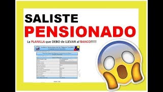 IVSS PENSIONADOS nuevos PLANILLA ‼️ [upl. by Dinse]