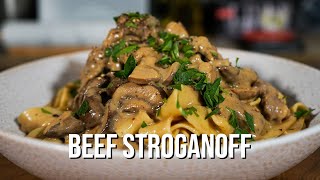 How To Make Beef Stroganoff  Easy 30 Minute Recipe [upl. by Sikram435]