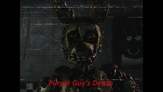 SFMVHSFNAF Purple Guys Death Remastered [upl. by Bannerman]