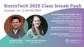 RootsTech 2025 Class Sneak Peek [upl. by Ahsinehs540]