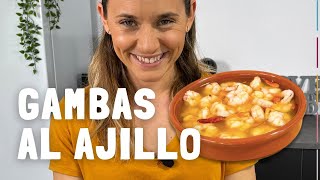 Gambas al ajillo  receta fácil con trucos [upl. by Riebling]