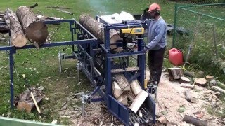 Homemade Firewood Processor  Update [upl. by Jariv]