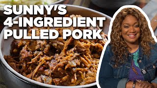 Sunny Andersons Easy 4Ingredient Pulled Pork  The Kitchen  Food Network [upl. by Pacian]