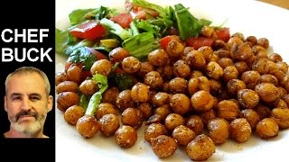 Spicy Crispy Chickpea Recipe [upl. by Eenwat173]