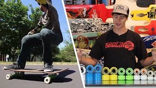 How to Choose Longboard Wheels  Tactics [upl. by Ecylahs428]