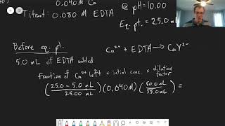 Chapter 12 EDTA Titration Before Equivalence Point  CHM 214  122 [upl. by Karlin]