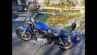 A Review of a Harley Davidson XL1200L Sportster Low [upl. by Oralle]