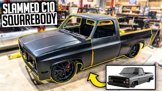 Custom Squarebody C10 Build for US Veterans  Bed Mounts amp Bedliner  Sgt Square C10 Ep 2 [upl. by Aelhsa]