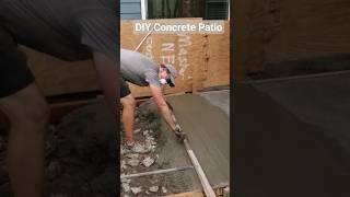 DIY Concrete Patio Project diy construction shorts [upl. by Hazaki]