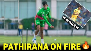 Matheesha Pathirana Dengerous Bowling  Jsk Practice Match Highlights [upl. by Nolaj]