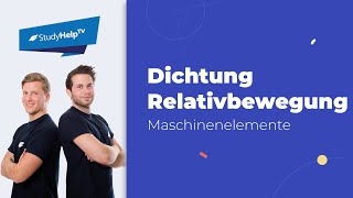 Dichten gegen Relativbewegung  Radialwellendichtring  StudyHelp [upl. by Menendez]