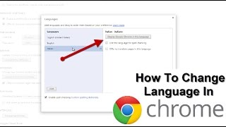 How To Change Language In Google Chrome  Complete Tutorial [upl. by Rico]