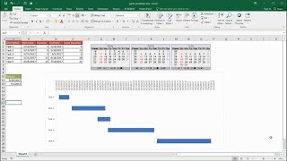 Create Gantt Chart to Show Workdays Only [upl. by Asirrac]