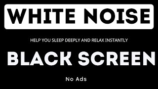 White Noise  Black Screen  No Ads  11 hours  Help you sleep deeply and relax instantly [upl. by Brick]