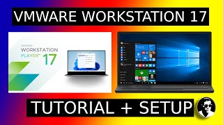 How To Install Vmware Workstation 17 and Setup Windows 10 [upl. by Ahsinyar630]