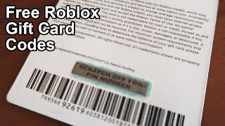 Free Roblox Gift Card Codes 2023  22 [upl. by Nealey892]