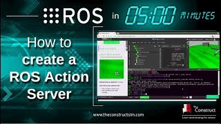 ROS in 5 mins 033  How to create a ROS Action Server [upl. by Allison]